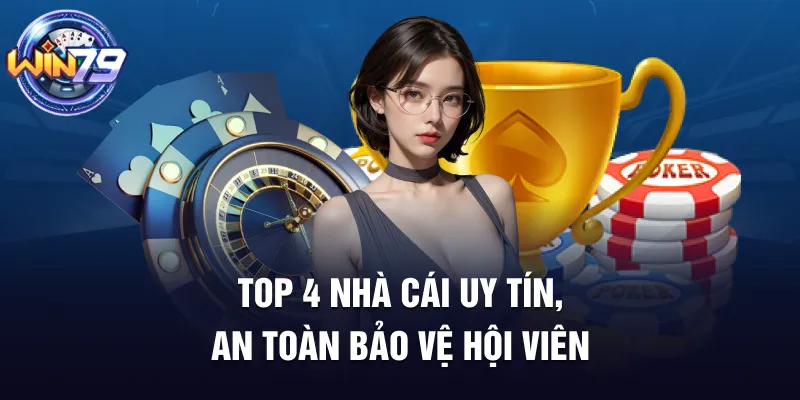Top 4 nhà cái uy tín, an toàn bảo vệ hội viên